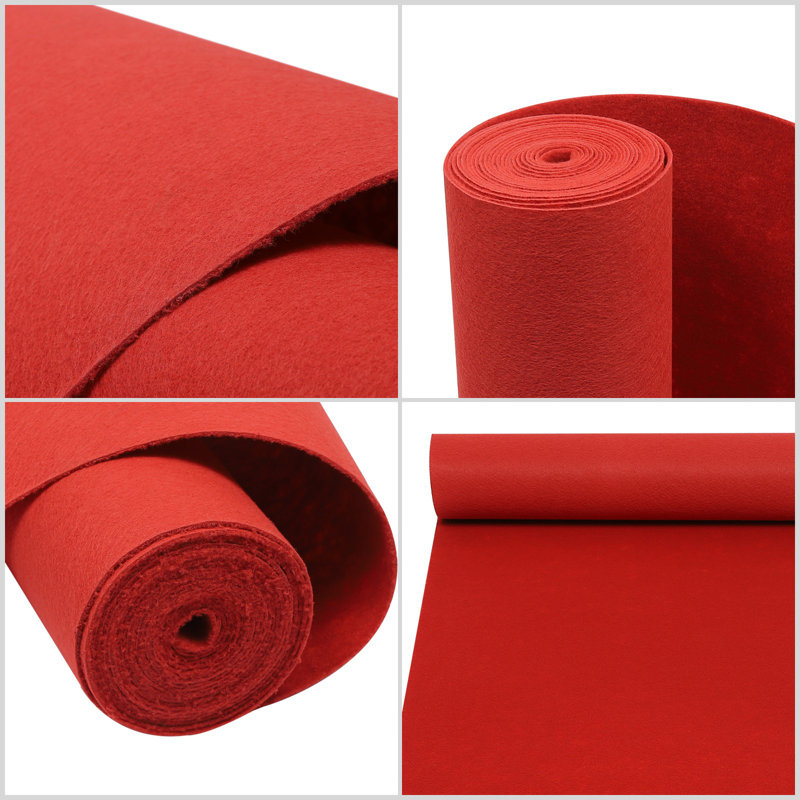 Hokku Designs Alessja 32.8Ft Long Runway Red Carpet For Indoors